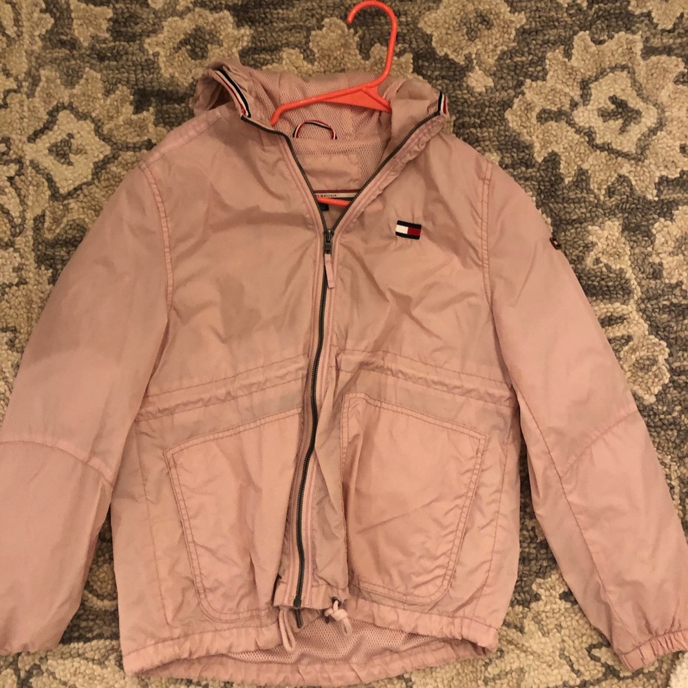 Zip-up rain jacket